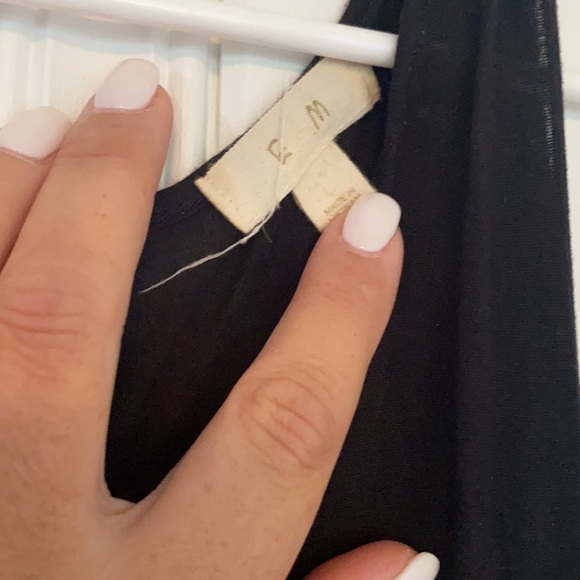 Sheer back, black tank Sz L - Picture 3 of 4